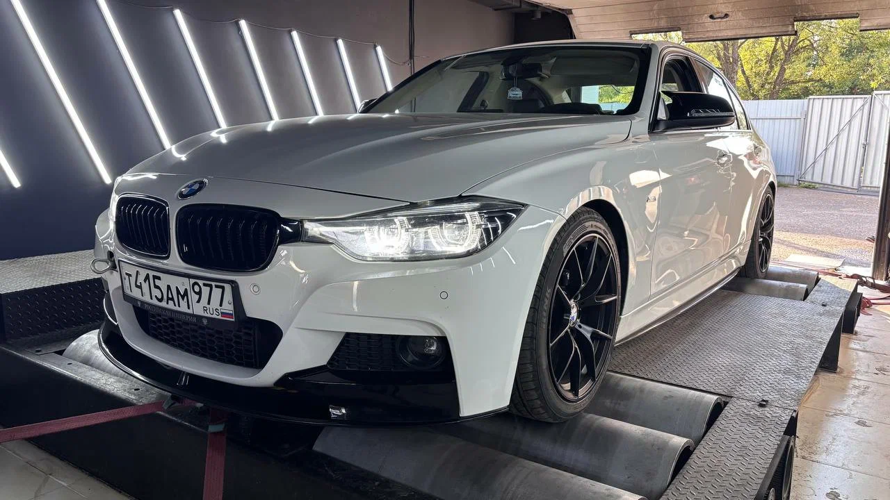 BMW на диностенде